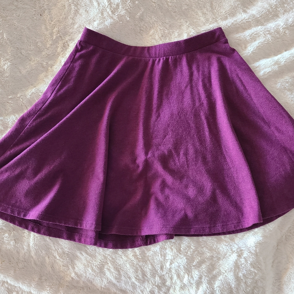 Forever 21 Purple Skater Mini Skirt